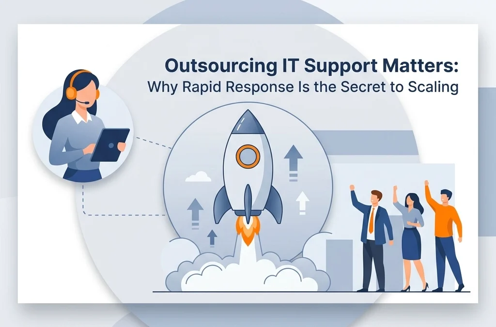 Outsourcing IT Support Matters: Why Rapid Response Is the Secret to Scaling