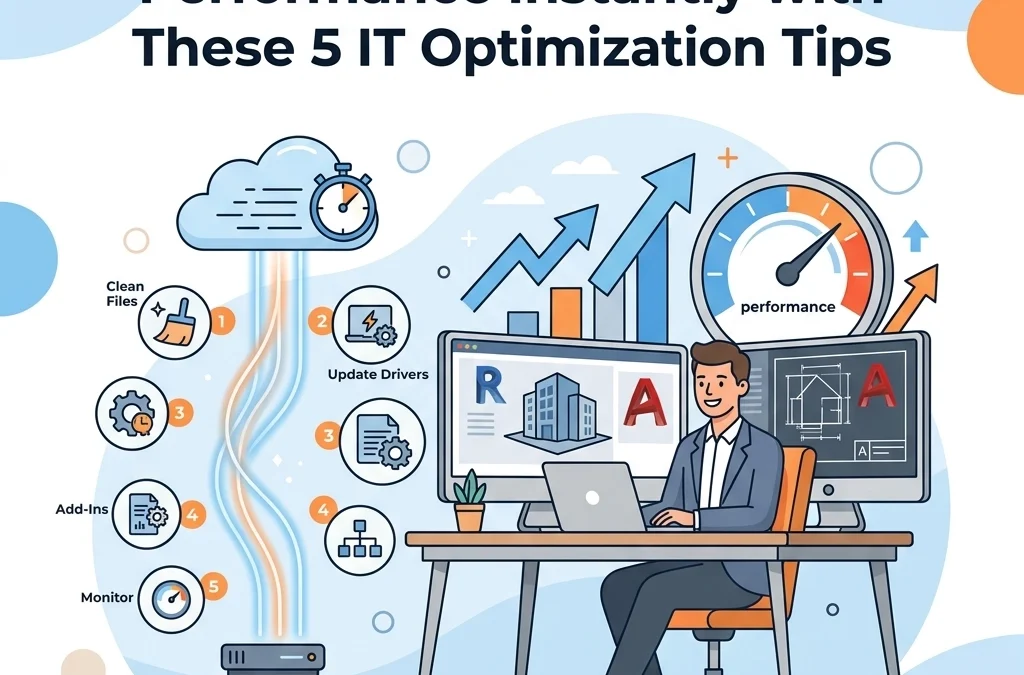 Boost Your Revit and AutoCAD Performance Instantly with These 5 IT Optimization Tips