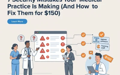 7 Security Mistakes Your Medical Practice Is Making (And How to Fix Them for $150)
