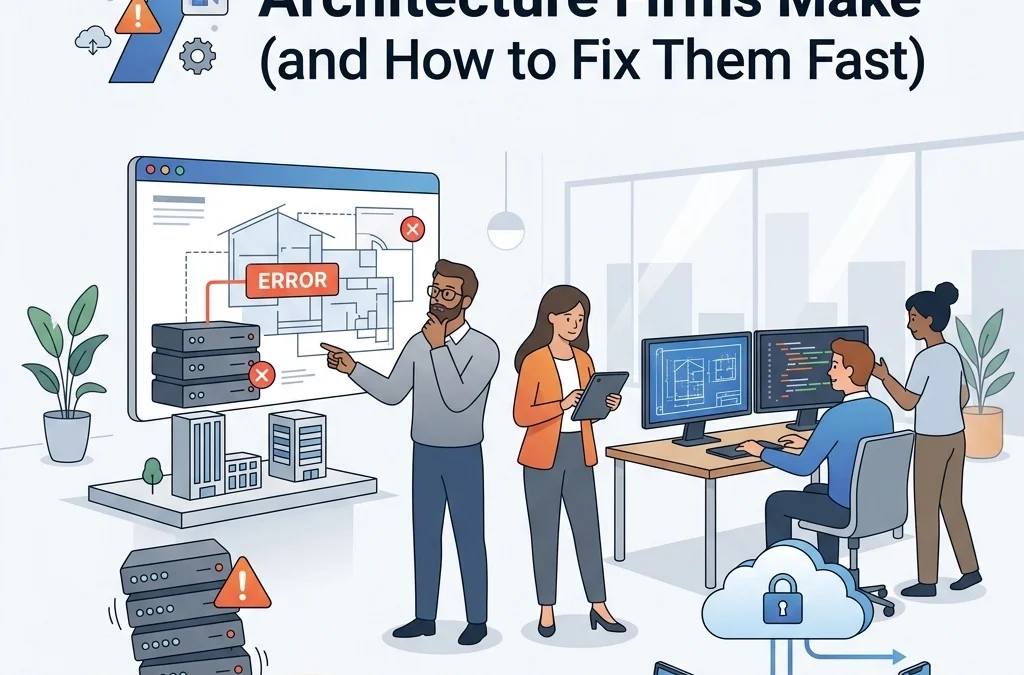 7 IT Infrastructure Mistakes Architecture Firms Make (and How to Fix Them Fast)