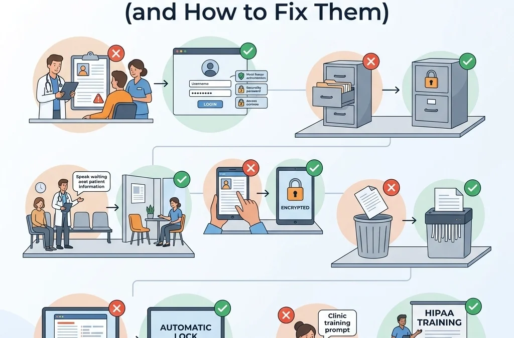 7 HIPAA Compliance Mistakes Small Practices Are Making (and How to Fix Them)