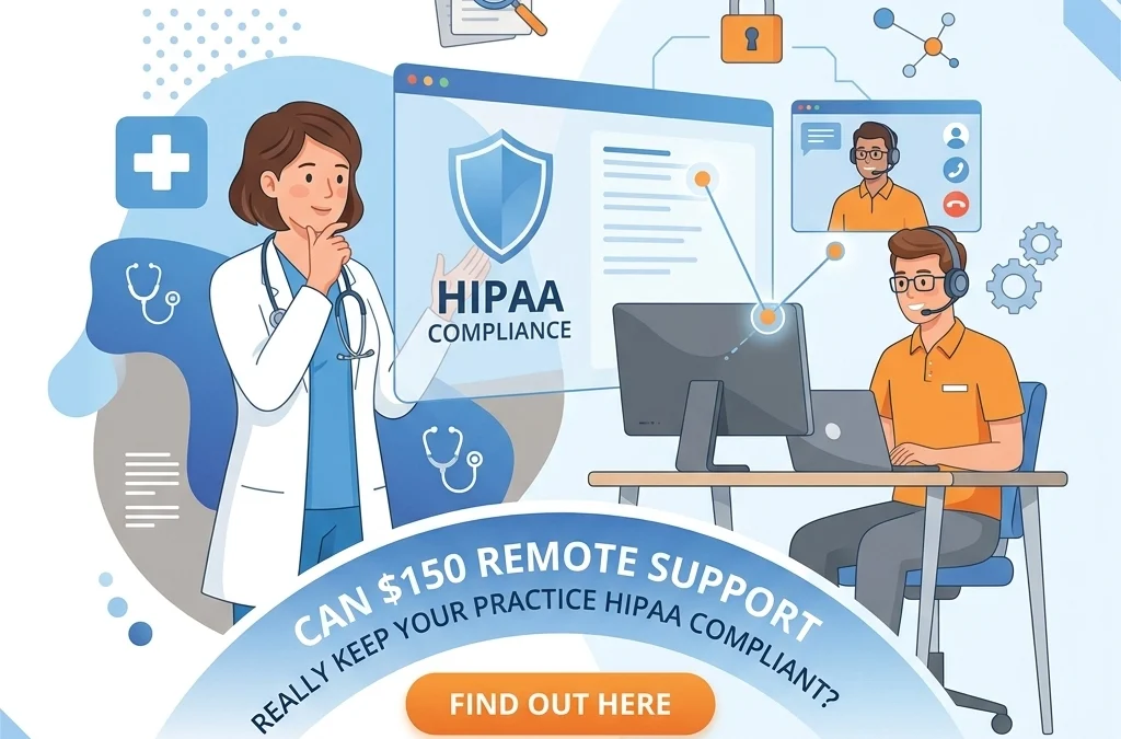 Can $150 Remote Support Really Keep Your Practice HIPAA Compliant? Find Out Here