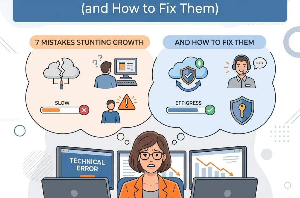 7 Tech Support Mistakes Stunting Your Small Business Growth (and How to Fix Them)