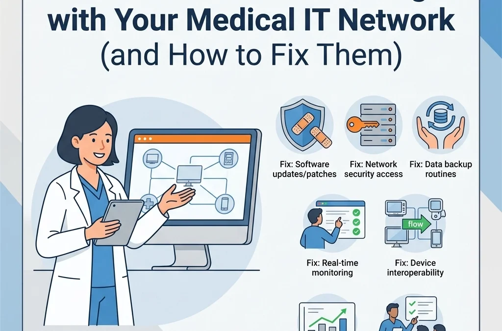 7 Mistakes You’re Making with Your Medical IT Network (and How to Fix Them)