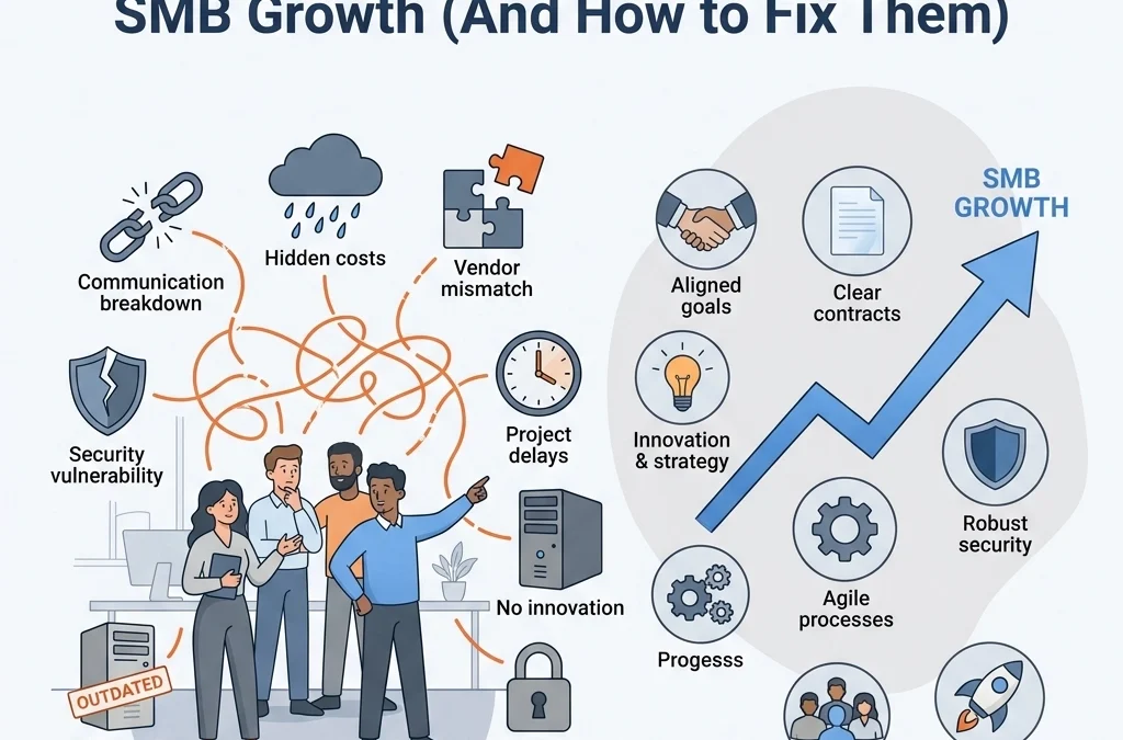 7 IT Outsourcing Mistakes That Stall SMB Growth (And How to Fix Them)