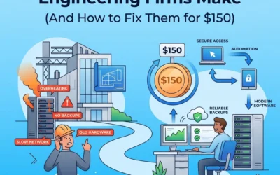 7 IT Infrastructure Mistakes Engineering Firms Make (And How to Fix Them for $150)