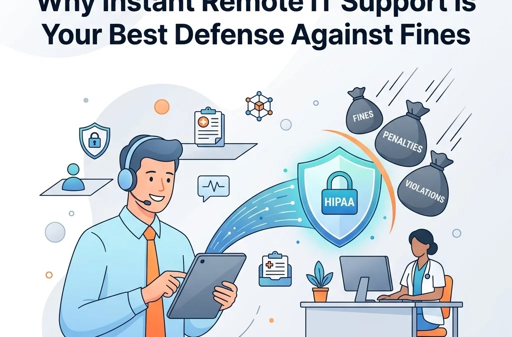 HIPAA Compliance Matters: Why Instant Remote IT Support is Your Best Defense Against Fines