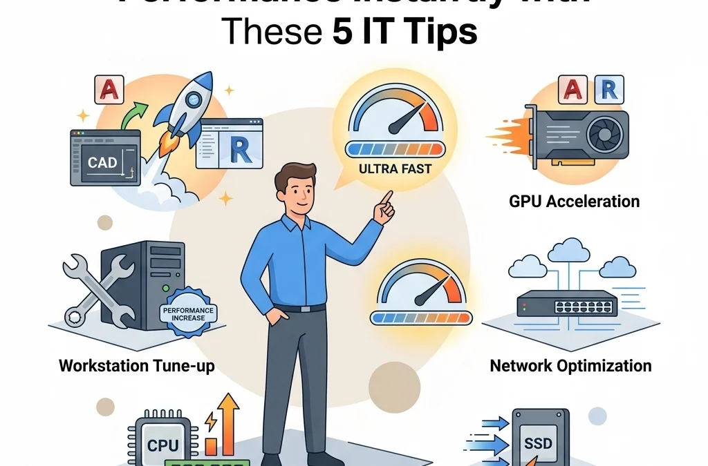 Boost Your AutoCAD and Revit Performance Instantly with These 5 IT Tips