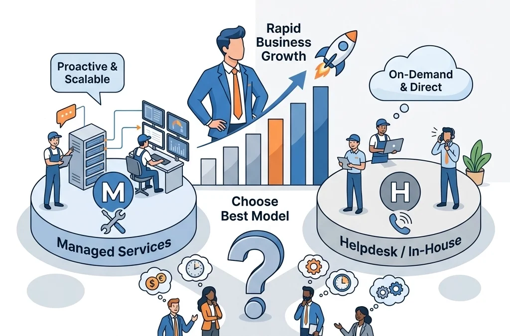 How to Choose the Best IT Support Model for Rapid Business Growth (Compared)