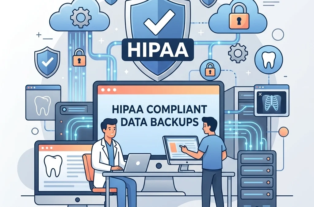 How to Integrate HIPAA-Compliant Data Backups With Your Dental Network (Easy Guide)