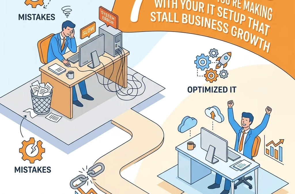 7 Mistakes You’re Making With Your IT Setup That Stall Business Growth