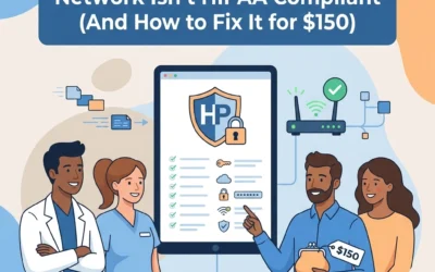 10 Reasons Your Dental Office Network Isn’t HIPAA Compliant (And How to Fix It for $150)